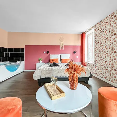 Balneo Privee Wifi Fibre Chic & Detente Romantique 公寓 图尔昆